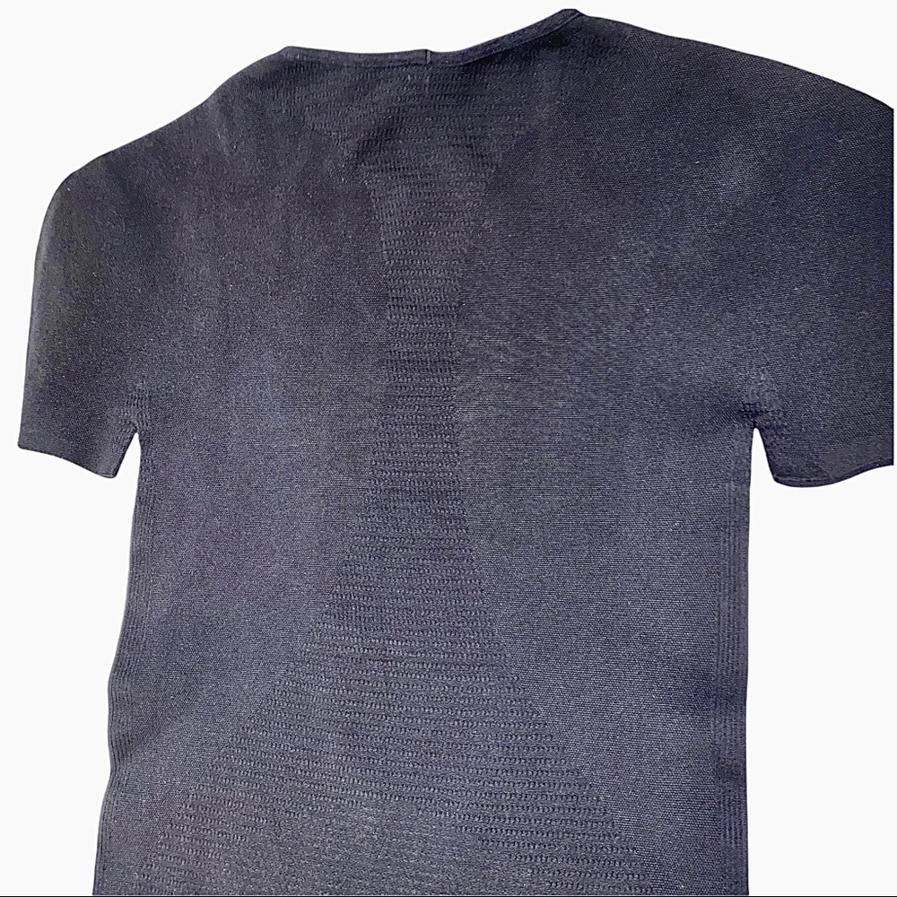 Black Nike Pro Elite 598186 Sz S/M Women's Training Seamless Cap-Sleeve Top/NWT - Picture 10 of 11